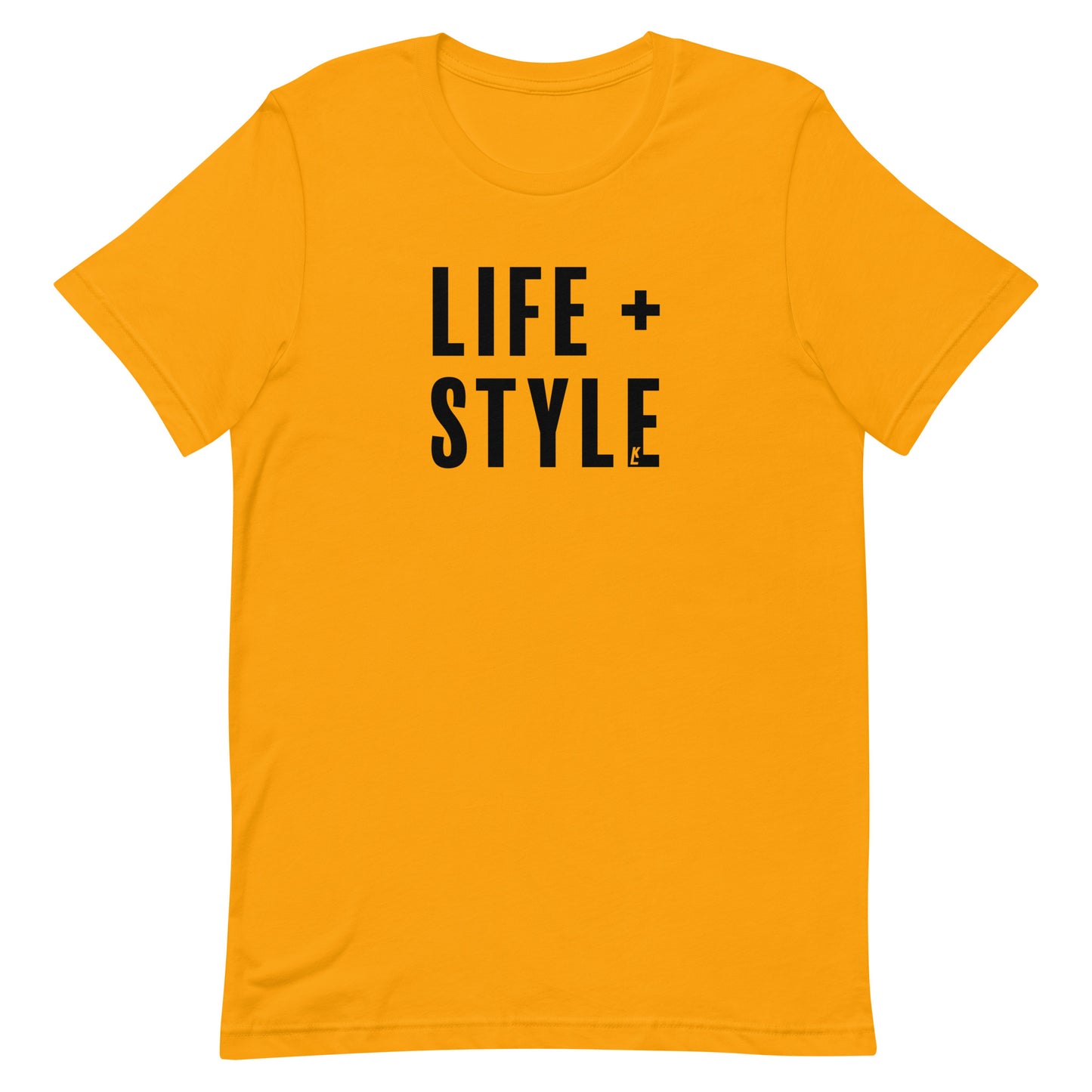 "Life + Style" T-Shirt (Black Print)