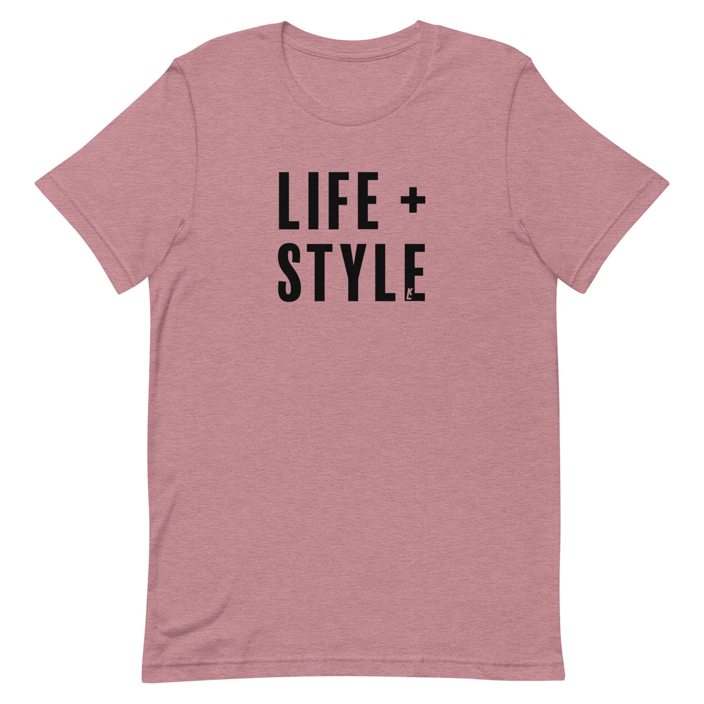 "Life + Style" T-Shirt (Black Print)