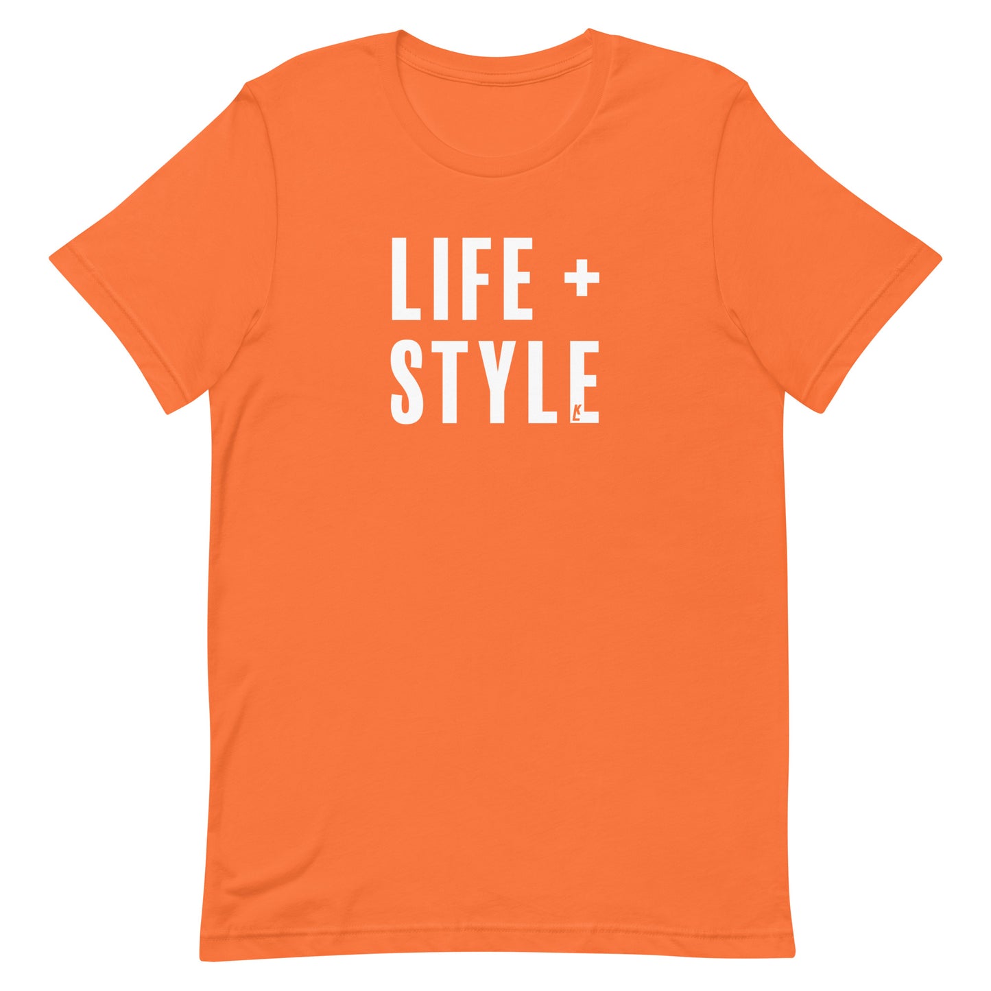 "Life + Style" T-Shirt (White Print)