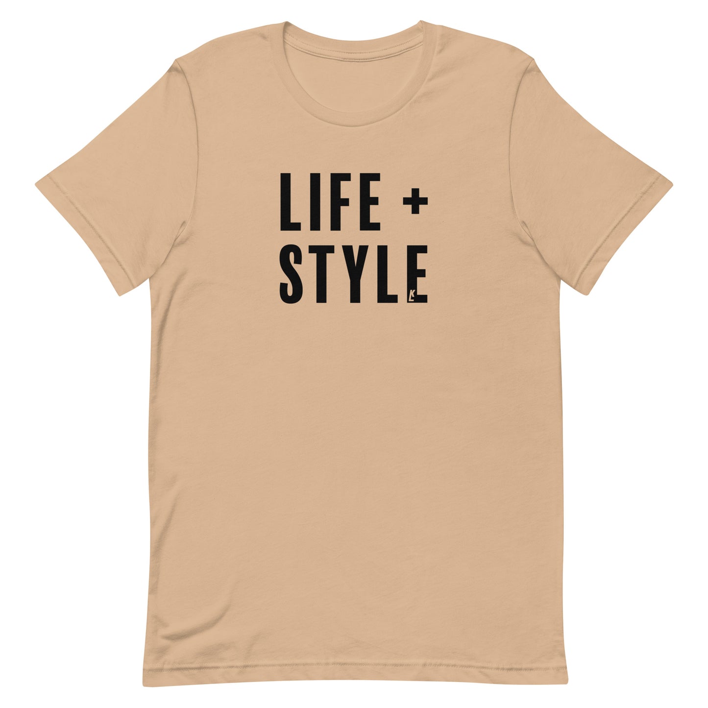 "Life + Style" T-Shirt (Black Print)