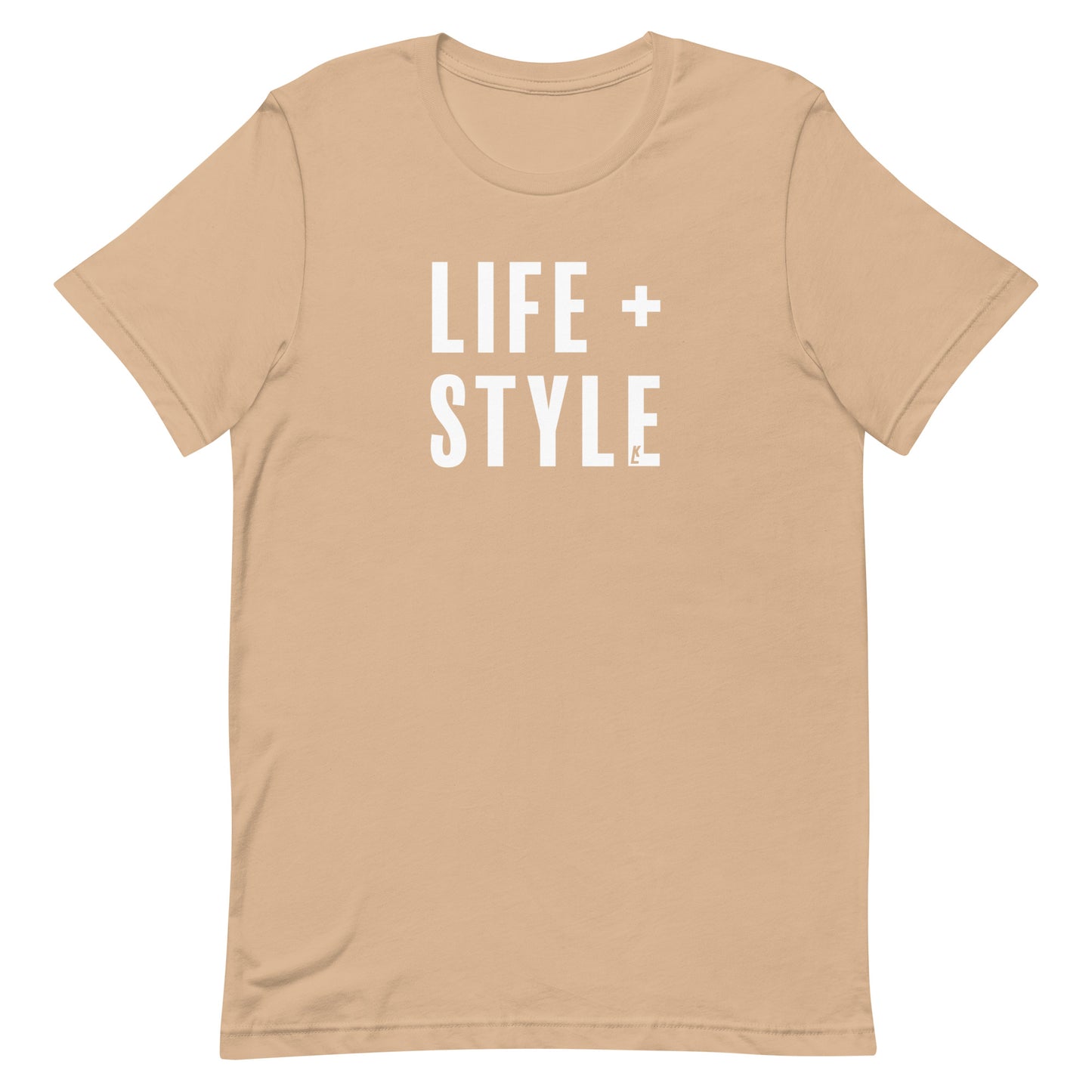 "Life + Style" T-Shirt (White Print)