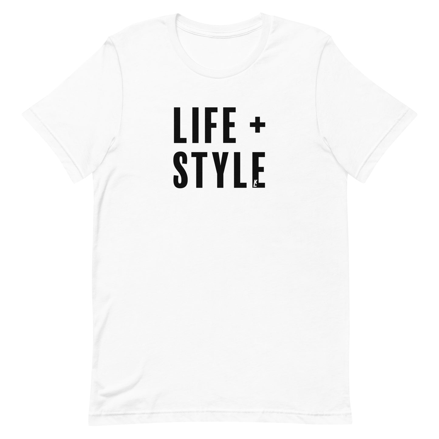 "Life + Style" T-Shirt (Black Print)